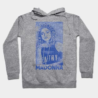 Madonna // Original 80s Vintage Faded Style Design Hoodie